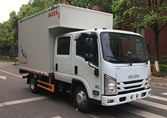 5자리 단열 트럭 126hp 이수즈 배달 밴 수동 변속기 높은 객실