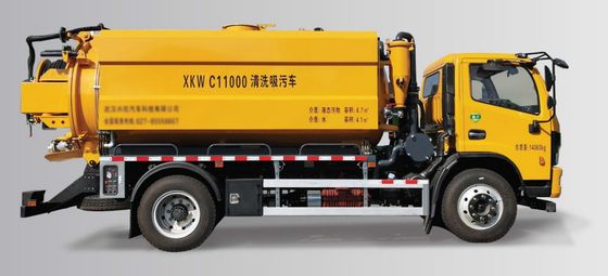 주문 전문 C11000 하수물 진공 펌프 트럭 상업 청소 필요 online manufacture